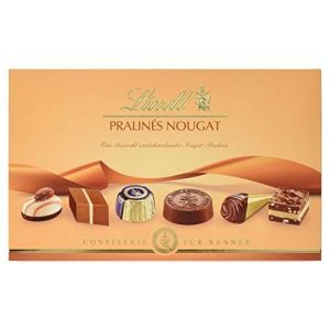 Lindt Pralines Nougat Töltött Nugátos Praliné Válogatás, 200g
